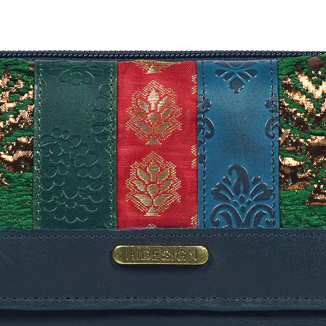 Hema W3 Blue Leather Bi-Fold Wallet - Image 7
