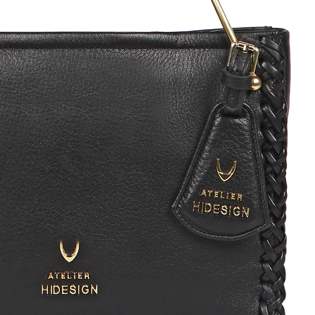 Hera 01 Black Leather Shoulder Bag - Image 5