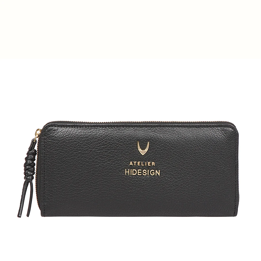 Hera W1 Black Leather Zip Around Wallet - Image 2