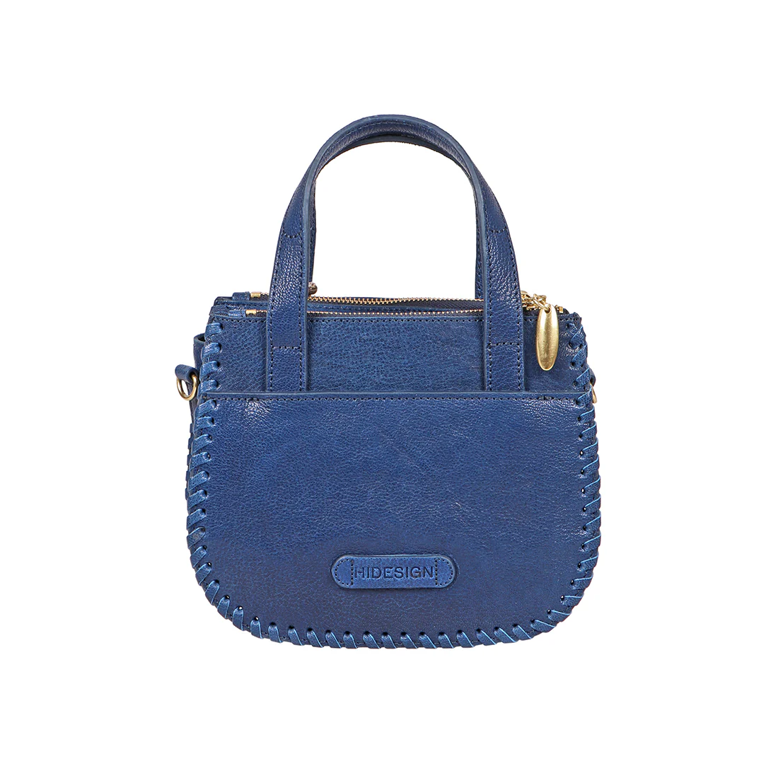 Hope 01 Blue Leather Satchel - Image 4