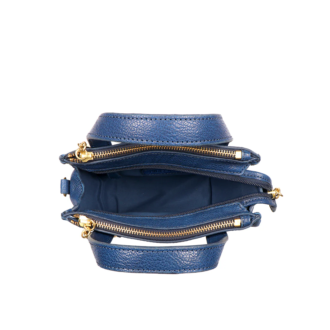 Hope 01 Blue Leather Satchel - Image 6