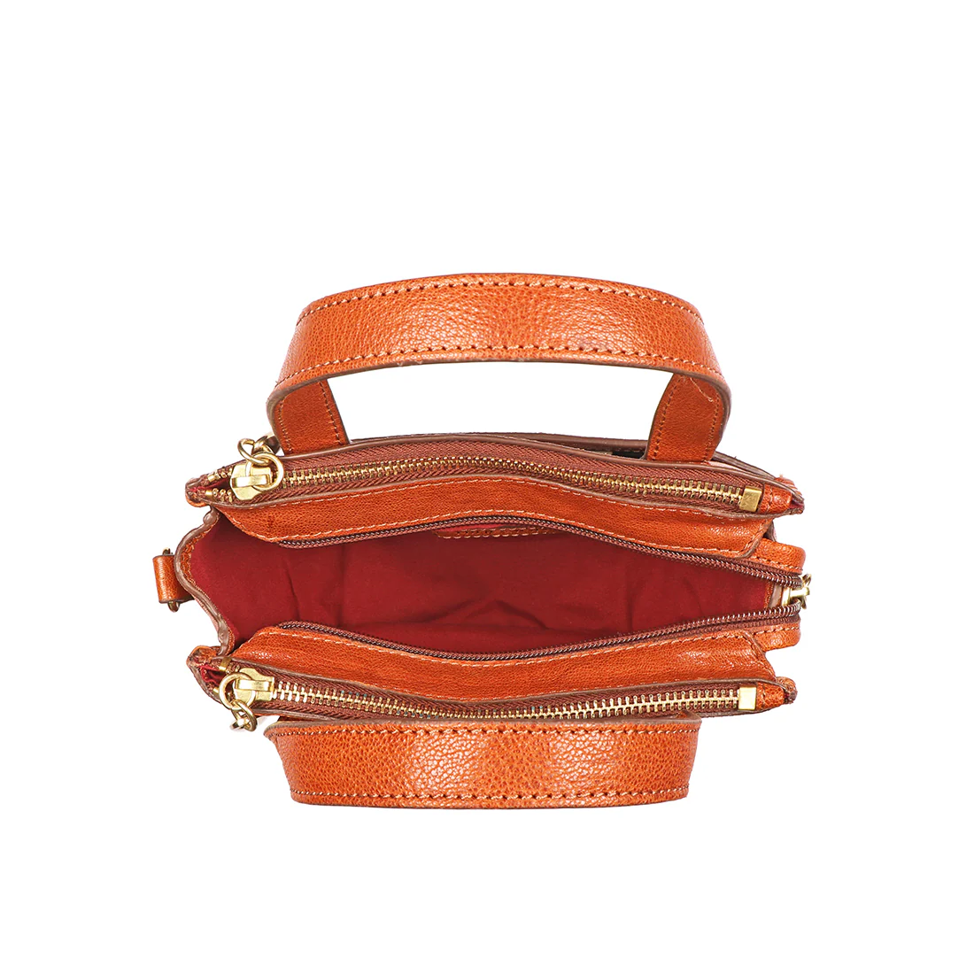 Hope 01 Tan Leather Satchel - Image 6