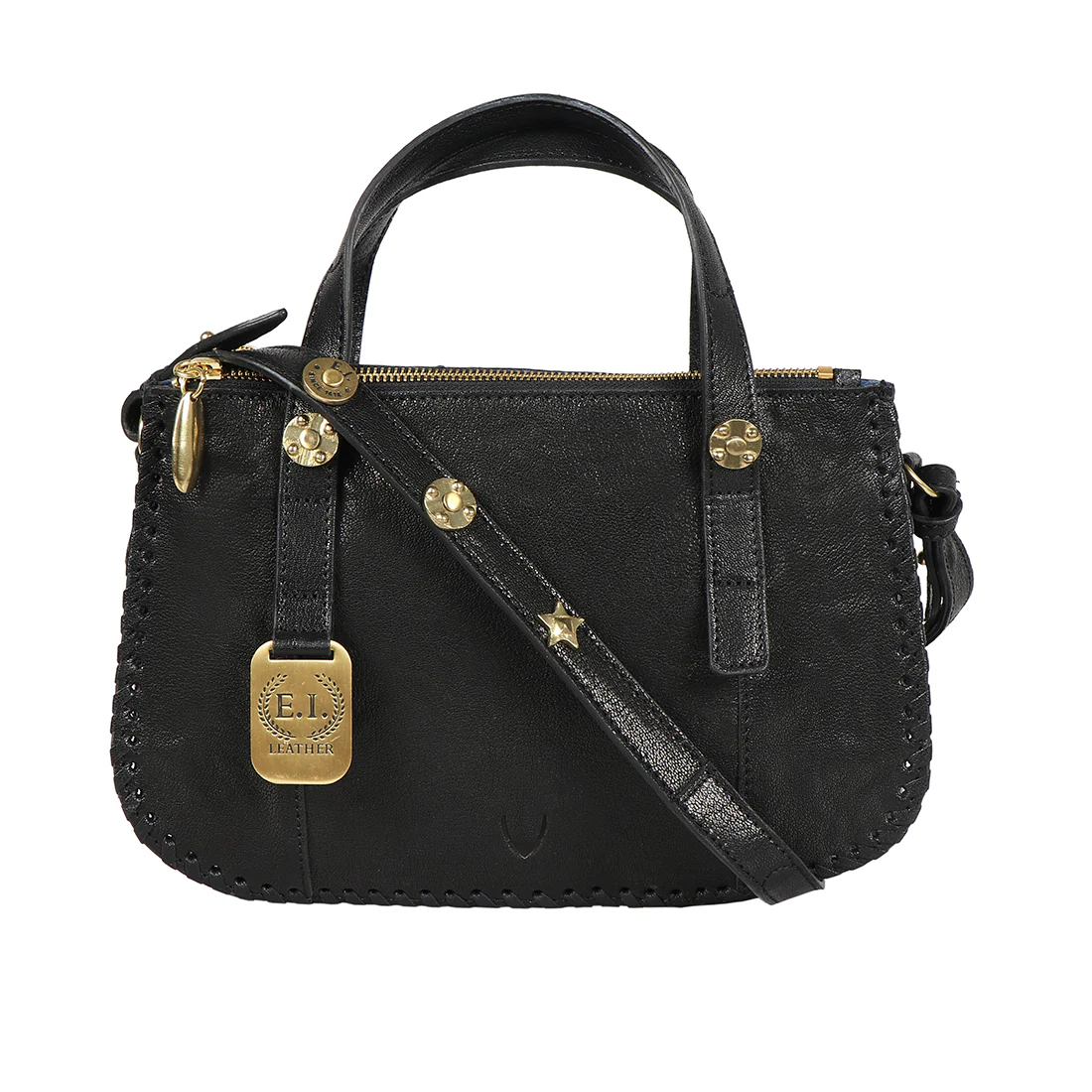 Hope 02 Black Leather Satchel