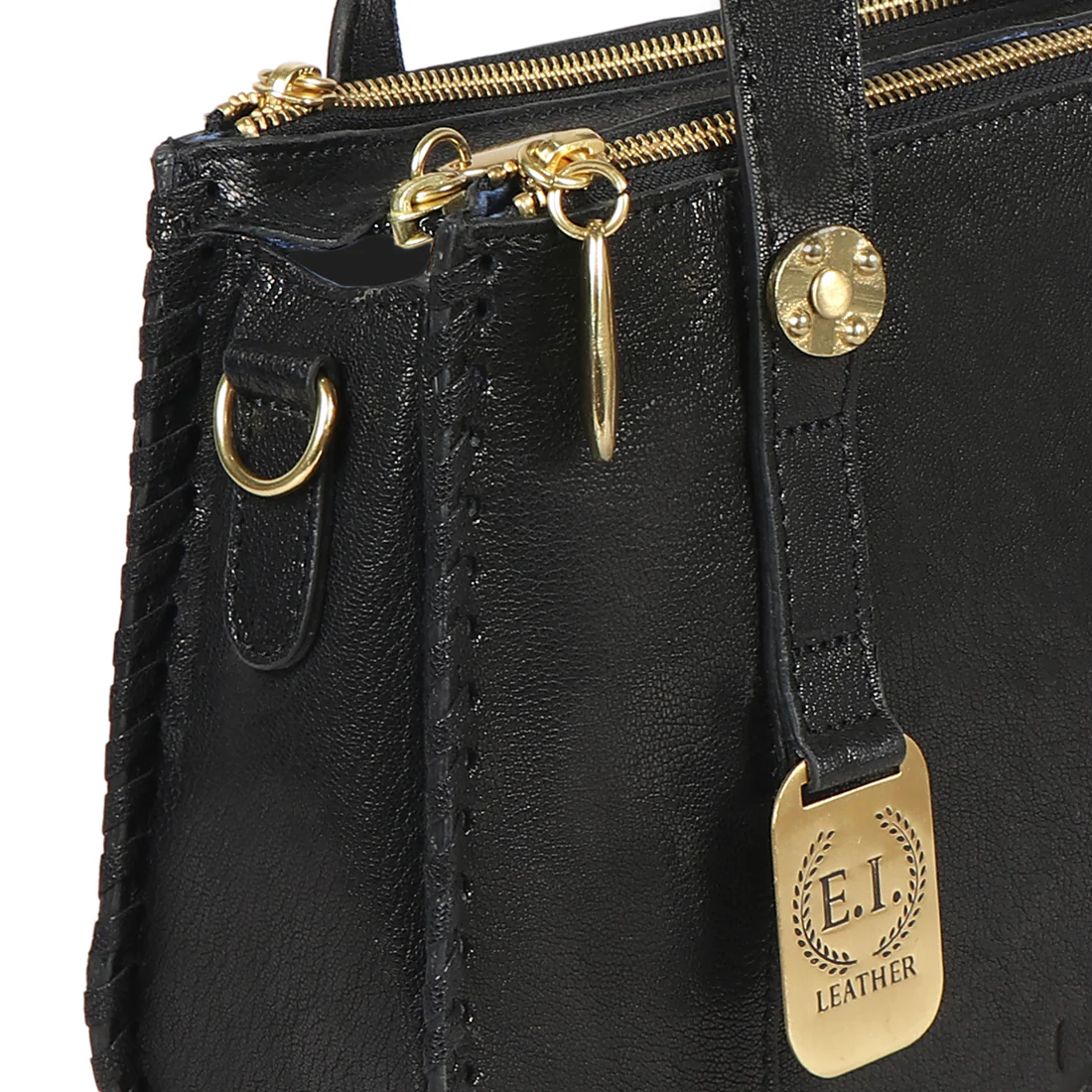 Hope 02 Black Leather Satchel - Image 5