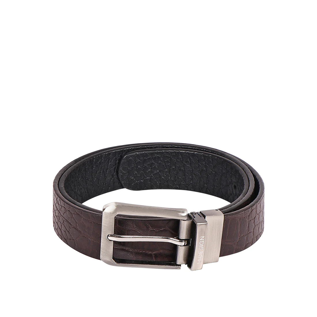Hornby 03 Men's Brown Reversible Leather Belt - Image 3