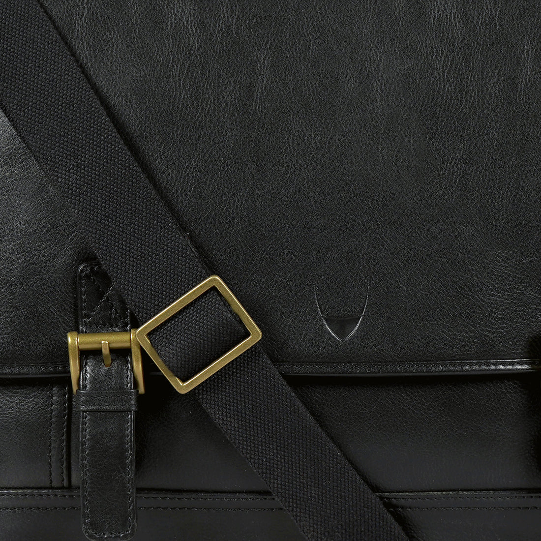 Hub 003 Black Leather Briefcase - Image 4