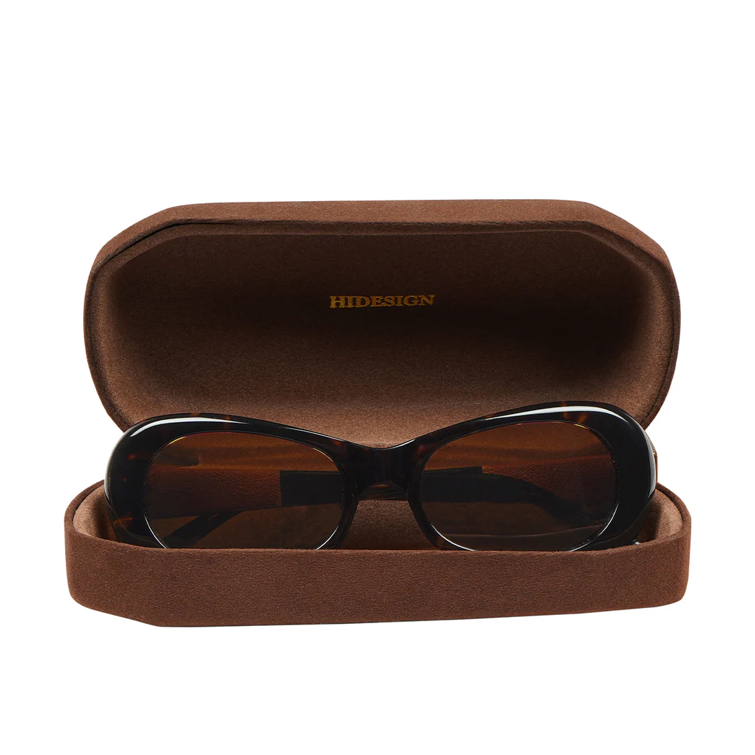 Hydra Women's Brown Retro Oval Sunglasses - Image 8