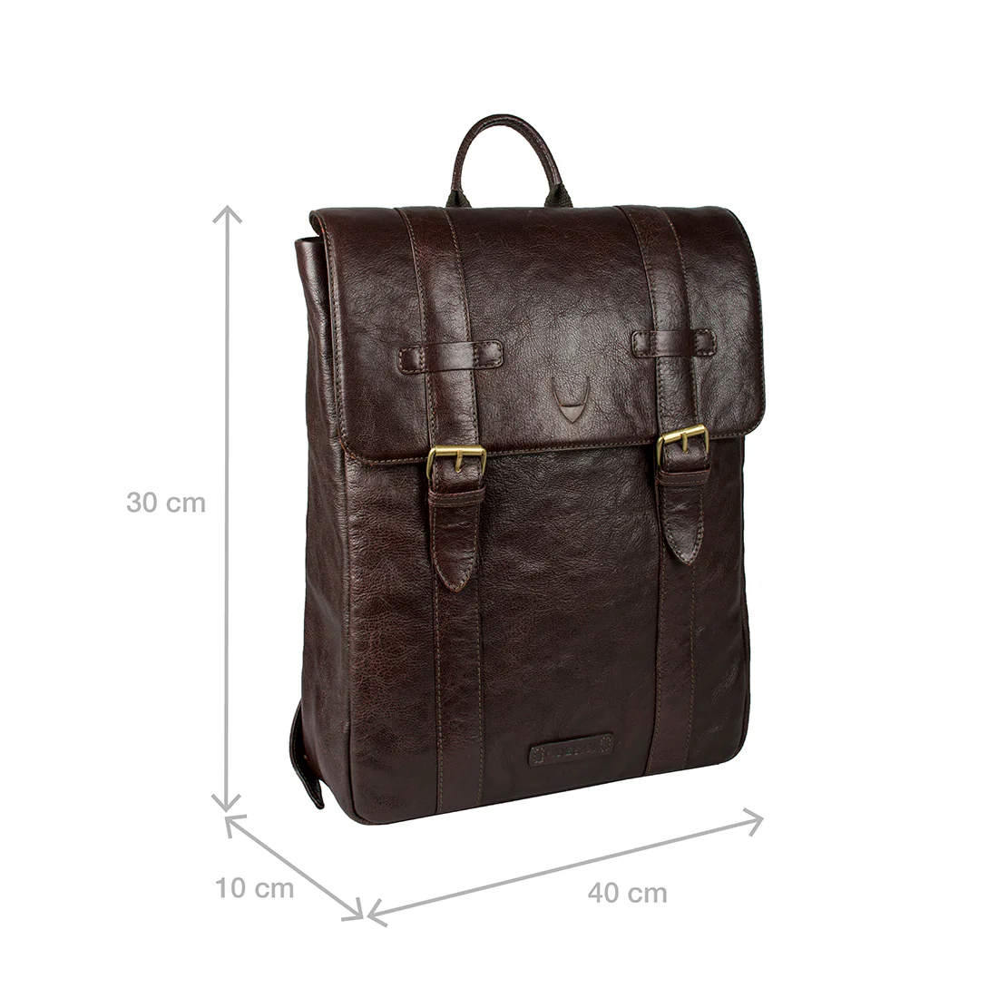 Indigo 01 E.I Brown Leather Backpack - Image 3