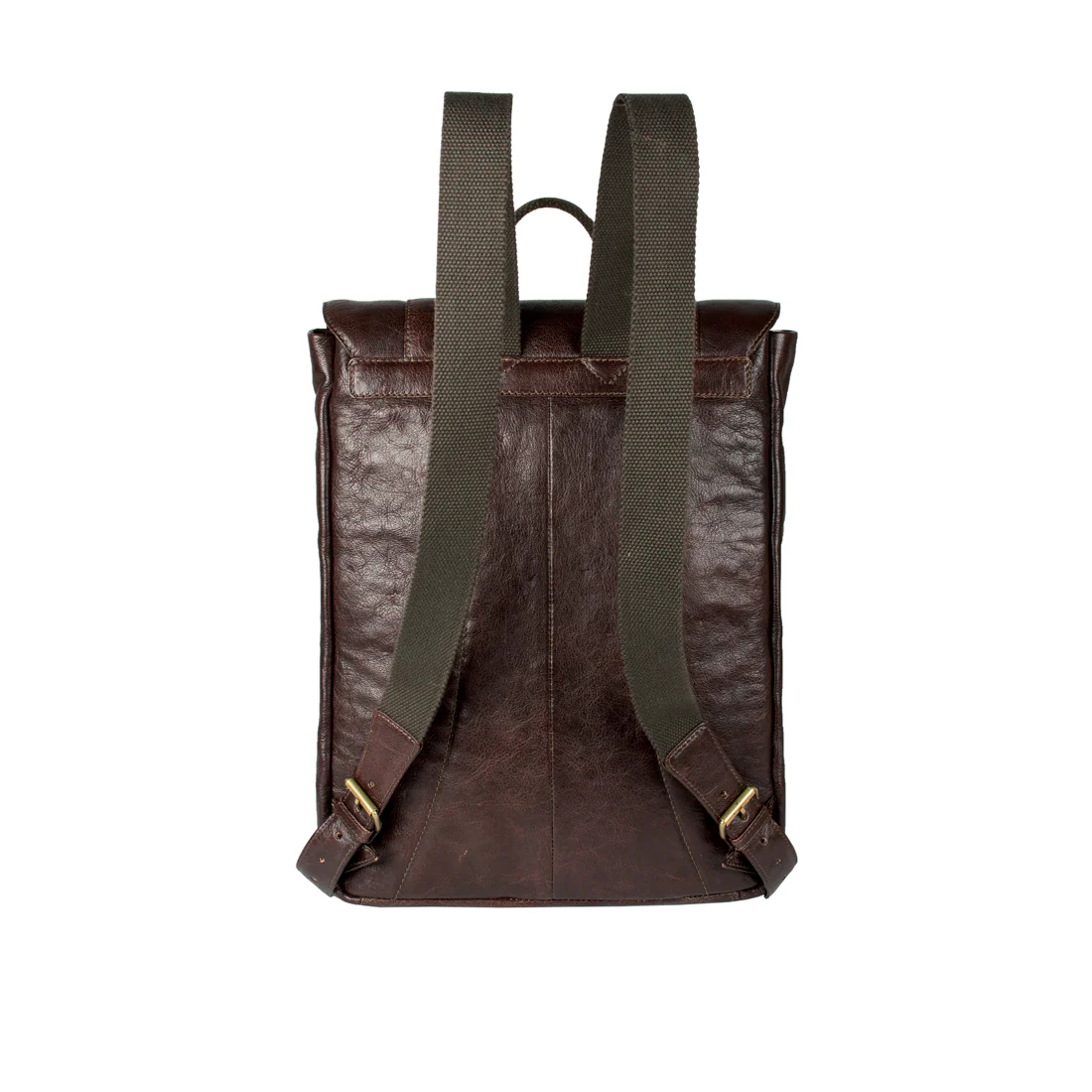 Indigo 01 E.I Brown Leather Backpack - Image 4