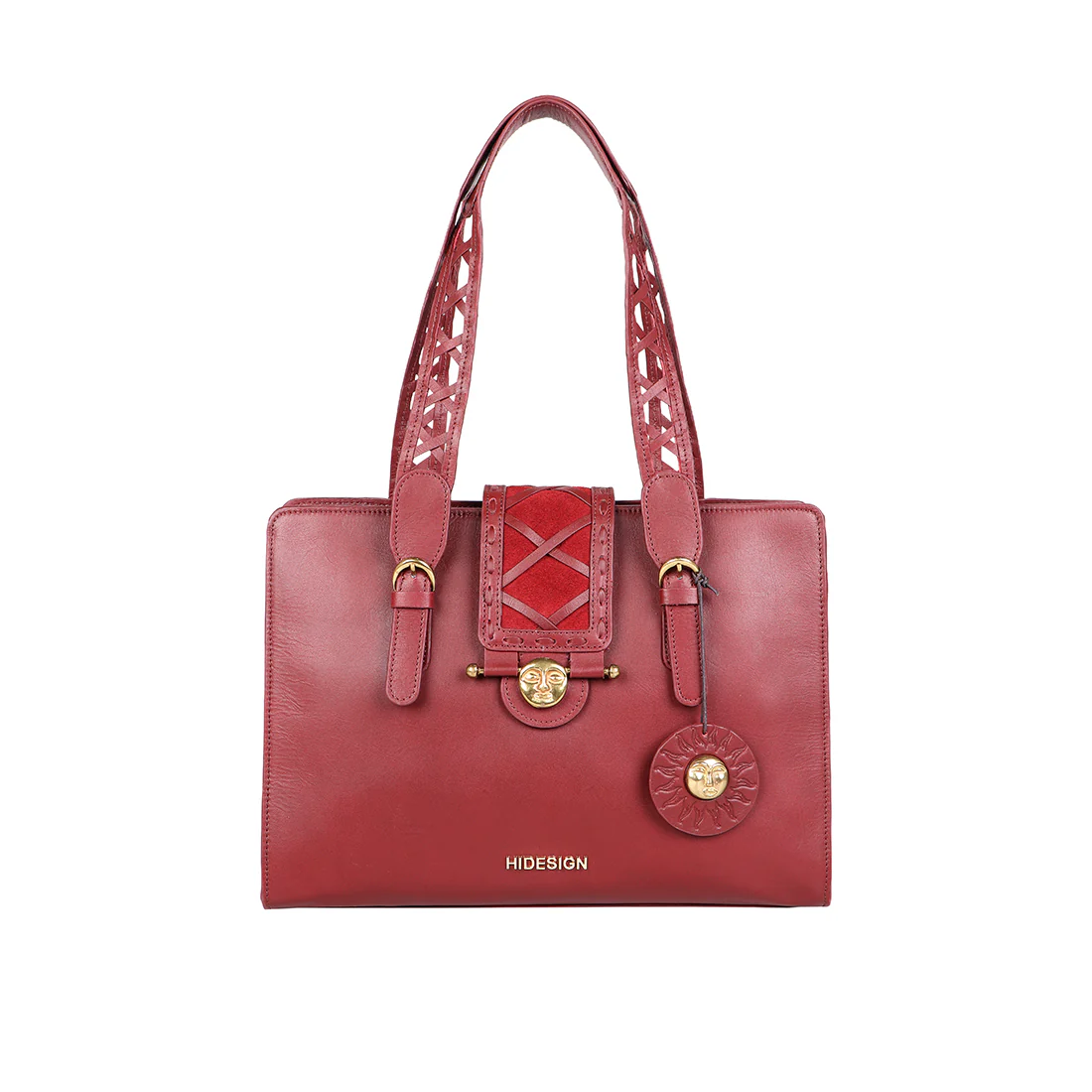 Jadis 02 Red Leather Tote Bag
