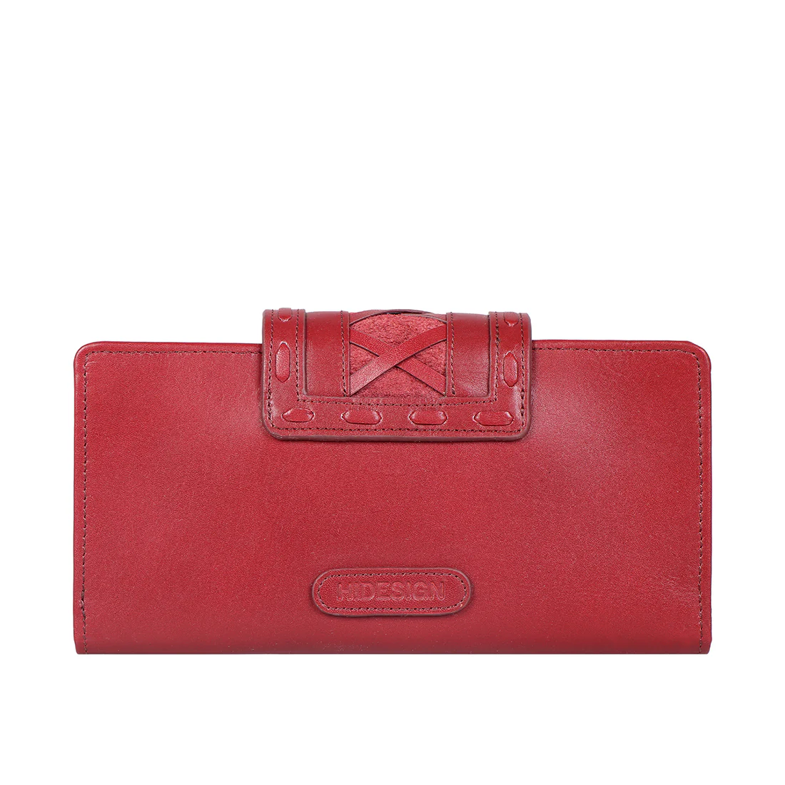 Jadis W2 Red Leather Bi-Fold Wallet - Image 3