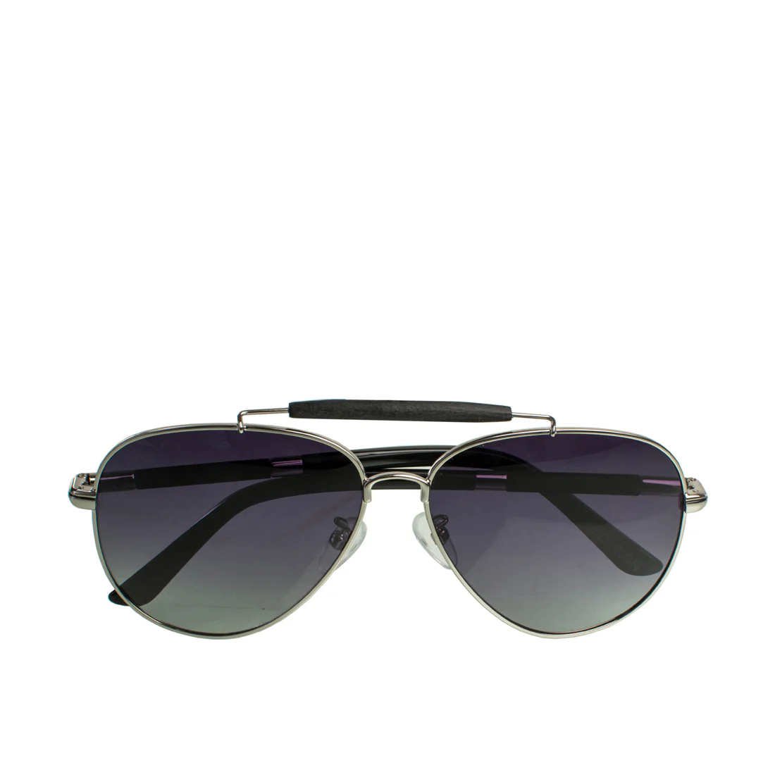 Jamaica Unisex Black Aviator Sunglasses - Image 5