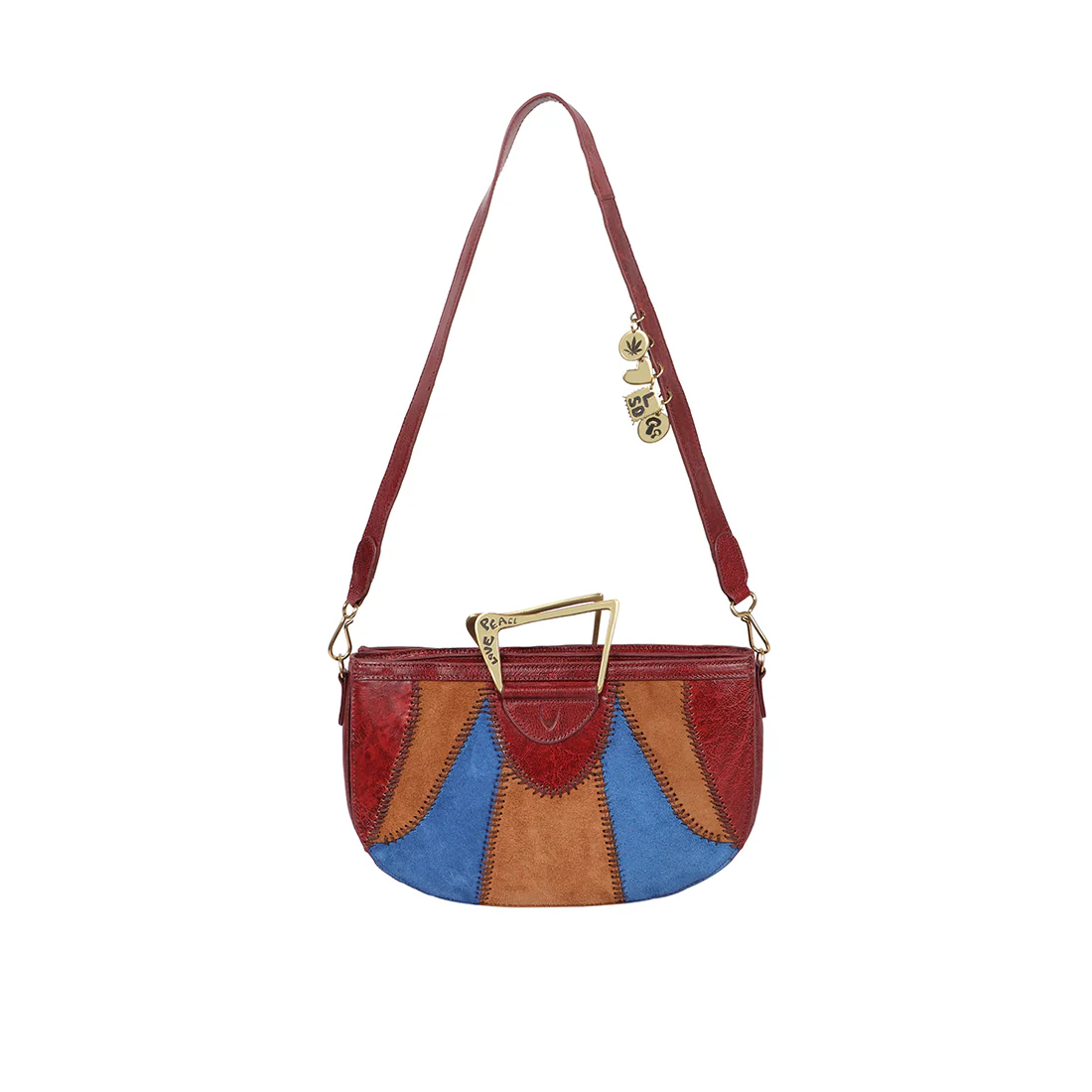Janis 03 Red Leather Shoulder Bag - Image 5