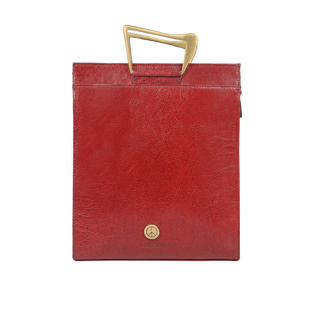 Janis 04 Red Leather Shoulder Bag - Image 4