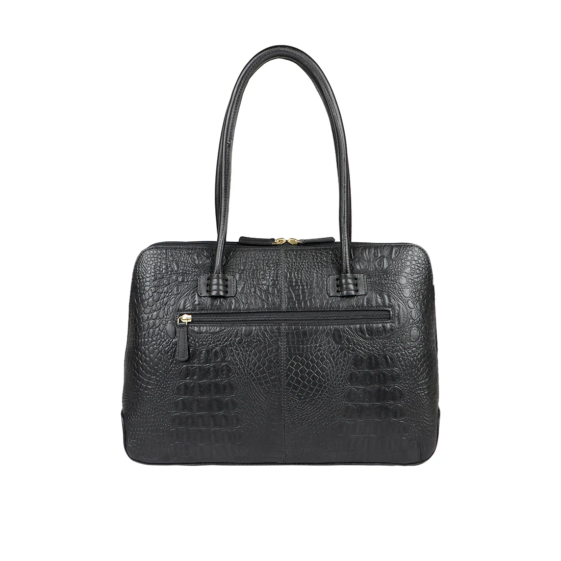 Jaxon Black Leather Tote Bag - Image 3