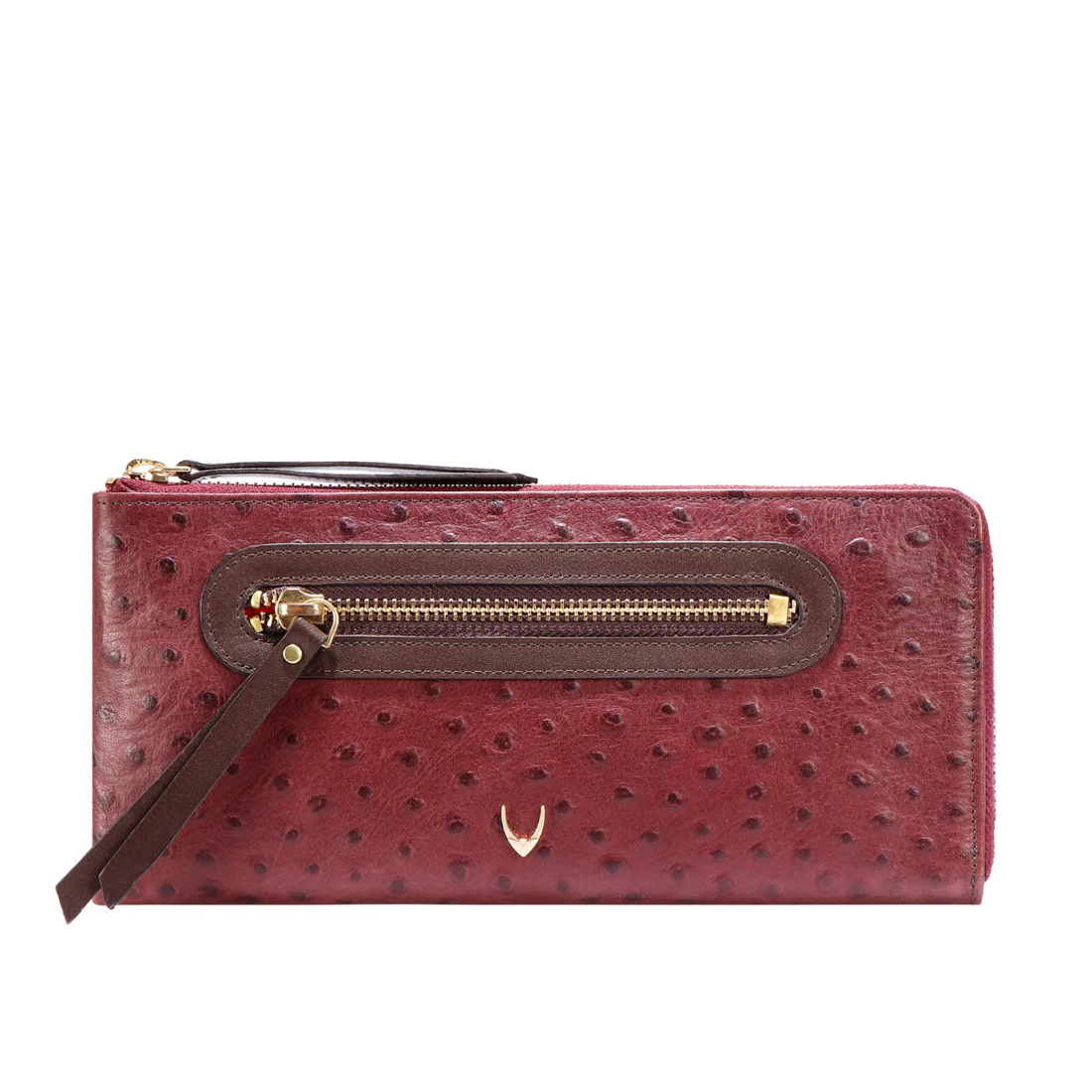 Jazz W1 Marsala Leather Zip Around Wallet - Image 2