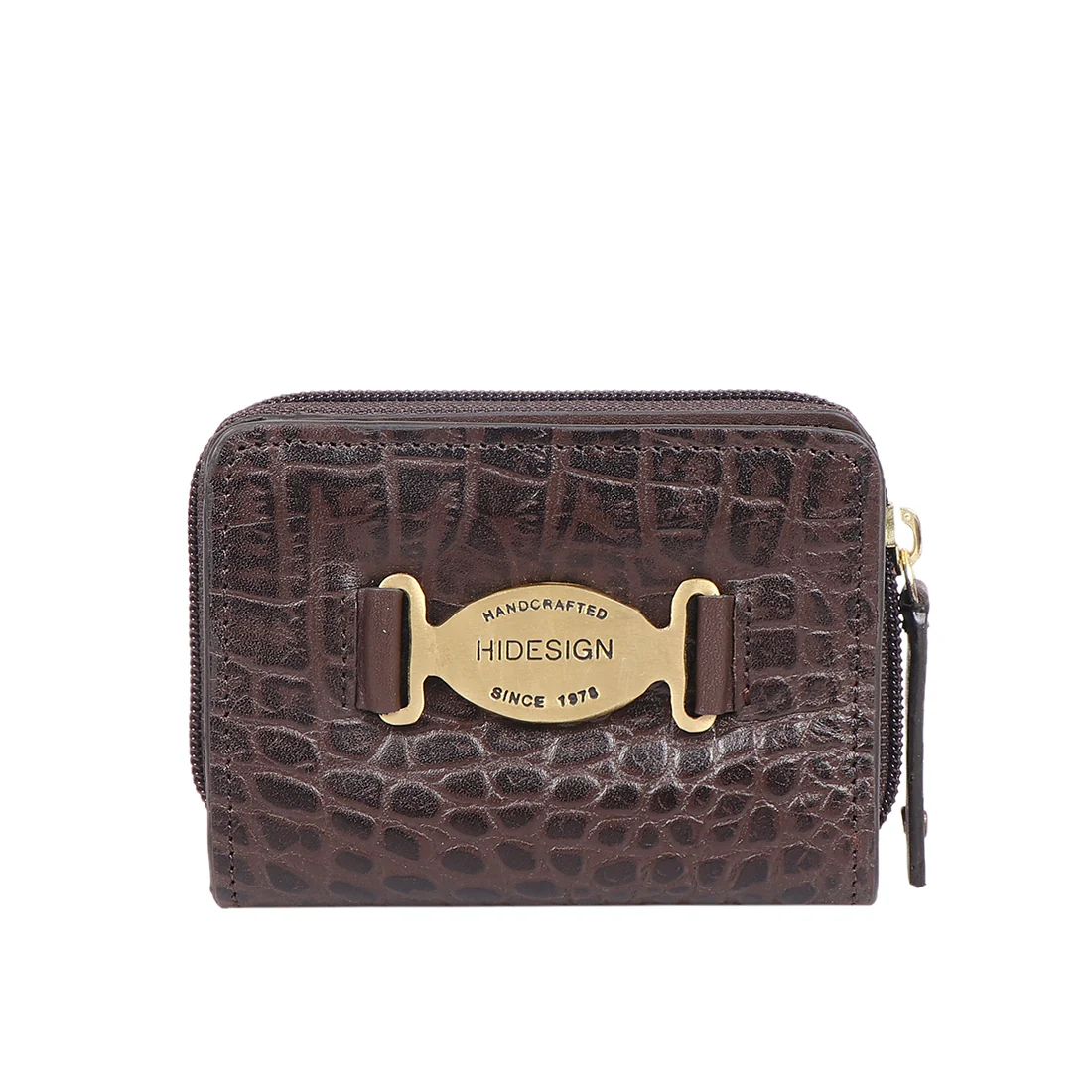 Jewel W1 Brown Leather Zip Around Wallet - Image 2