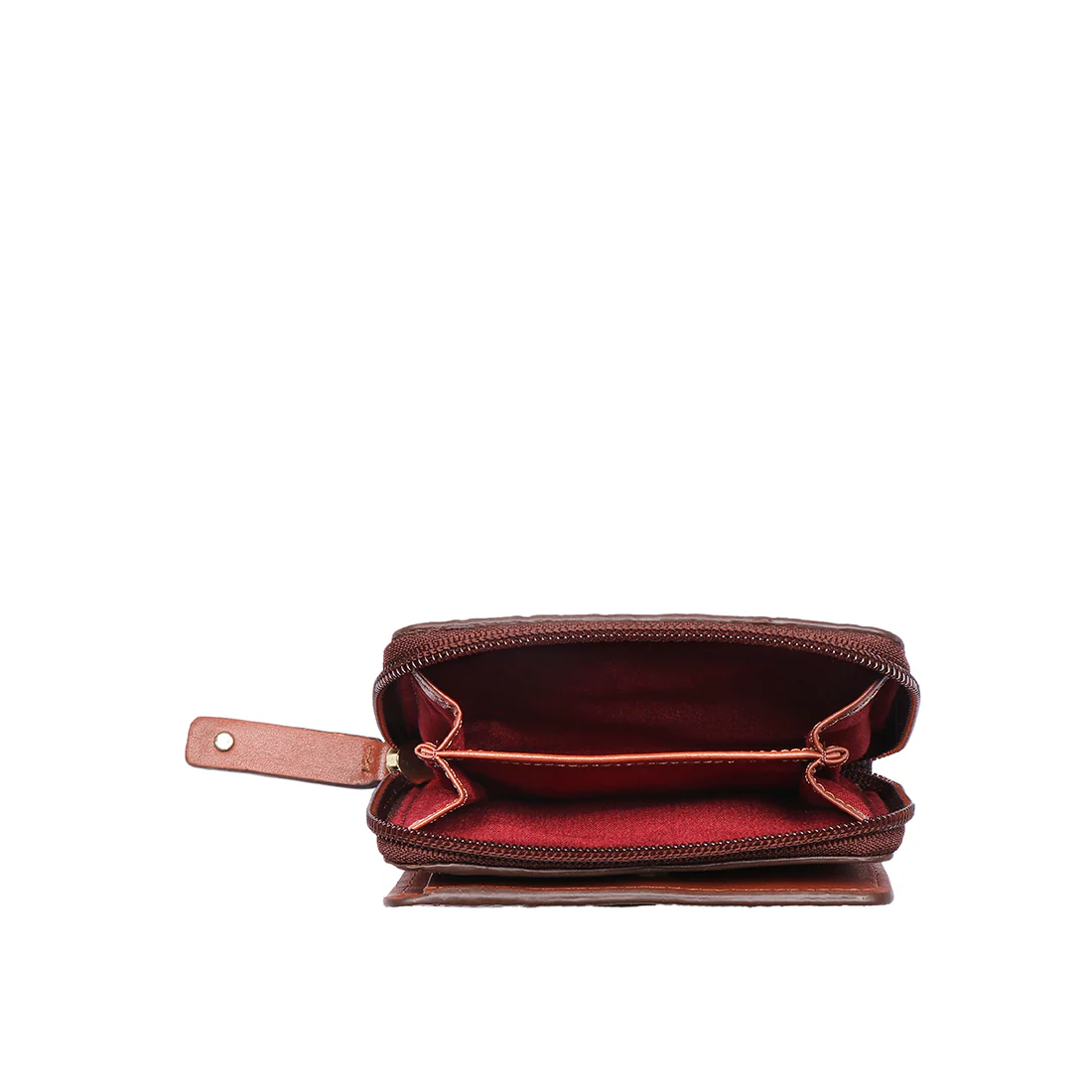Jewel W1 Tan Leather Zip Around Wallet - Image 8