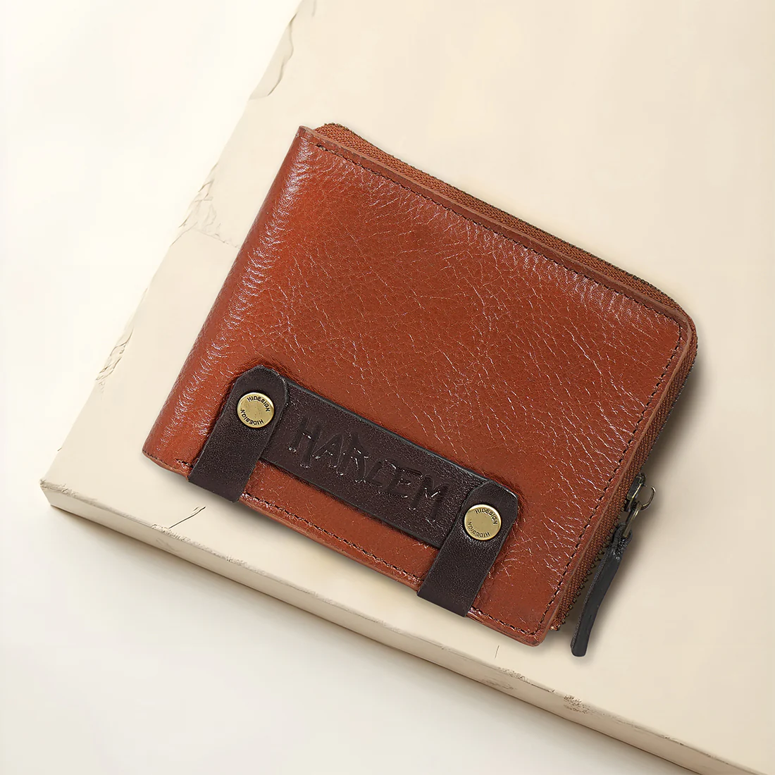 Jimi W2 Brown Leather Bi-Fold Wallet - Image 2