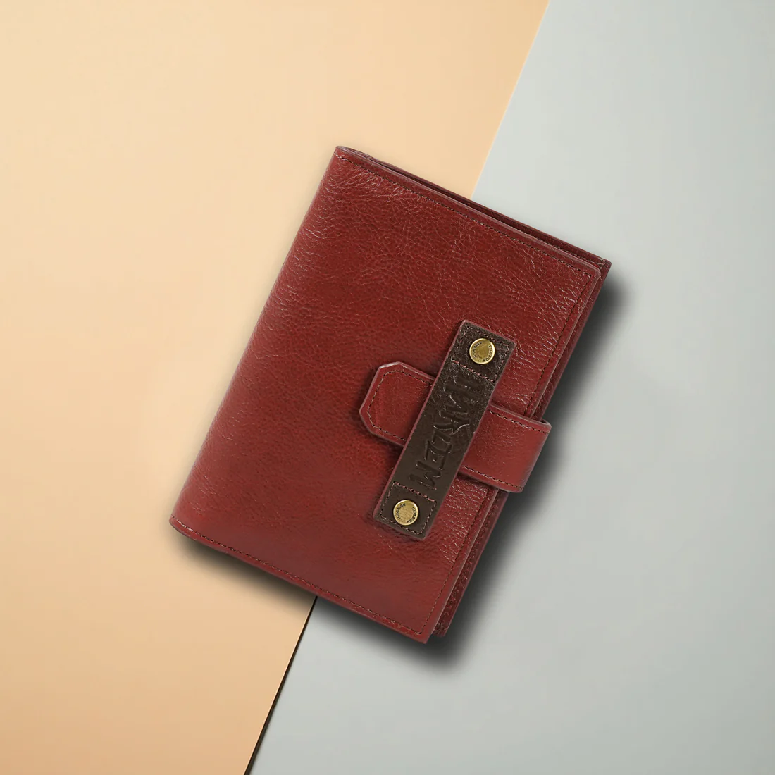 Jimi W3 Red Leather Passport Holder