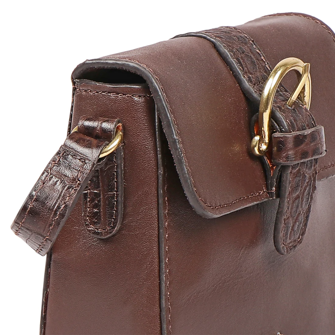 Joni 02 Brown Leather Crossbody - Image 5