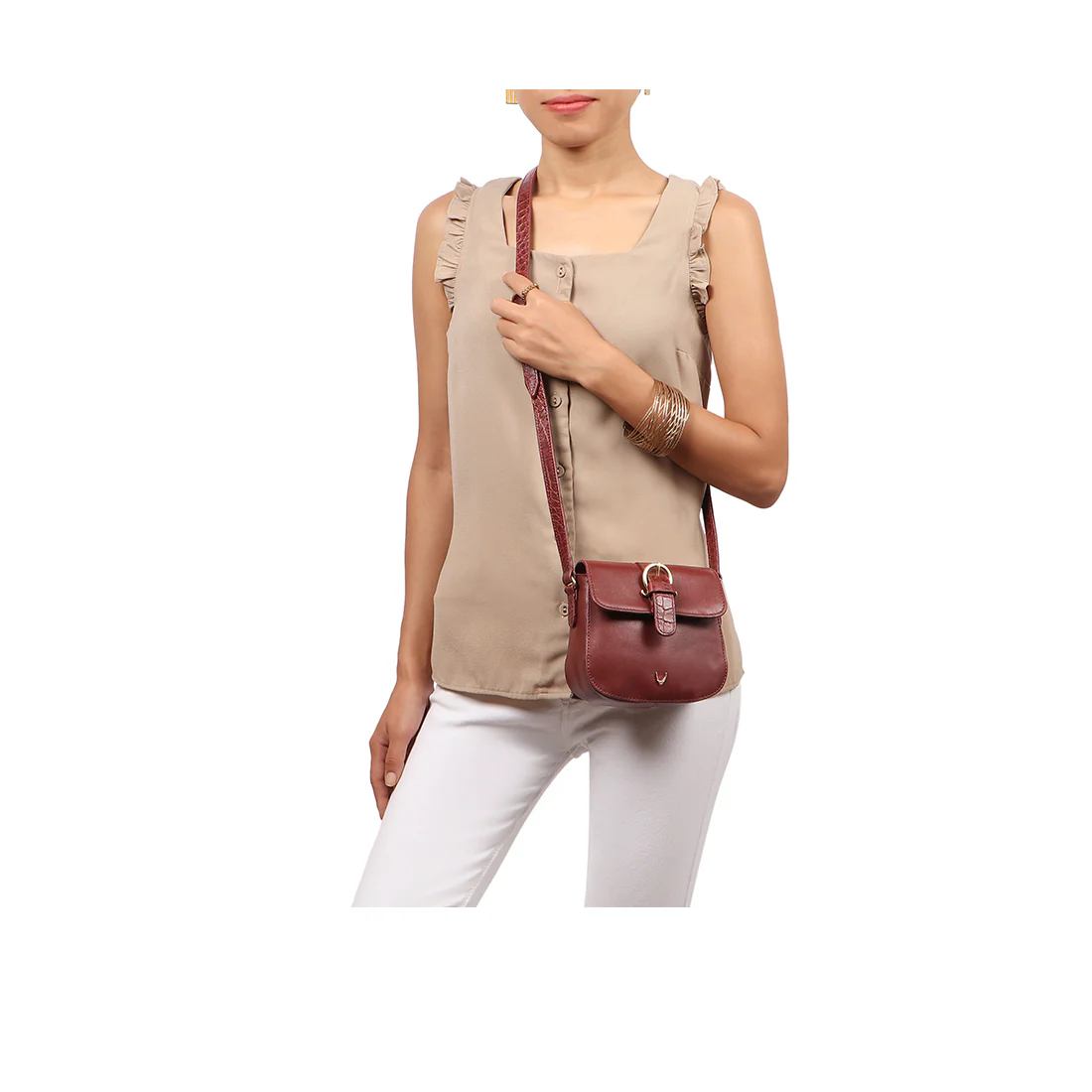 Joni 02 Red Leather Crossbody - Image 2