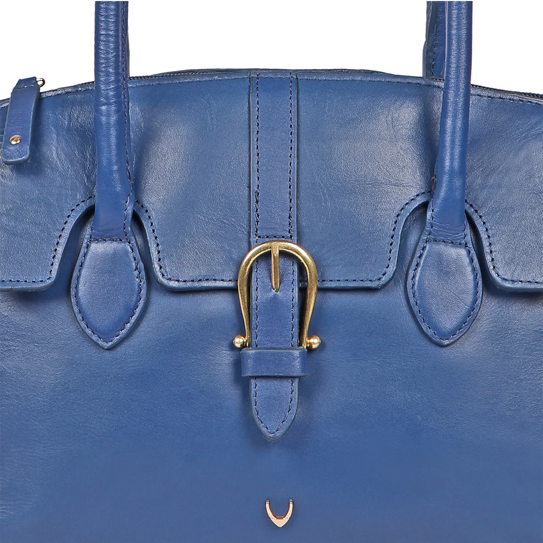 Joni 09 Blue Leather Shoulder Bag - Image 4