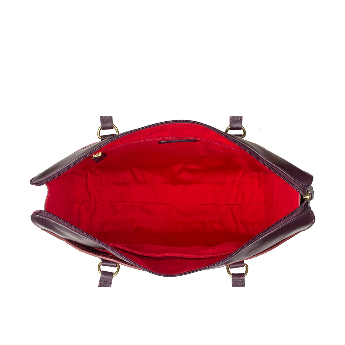 Kasai 01 Sb Red Leather Tote Bag - Image 4