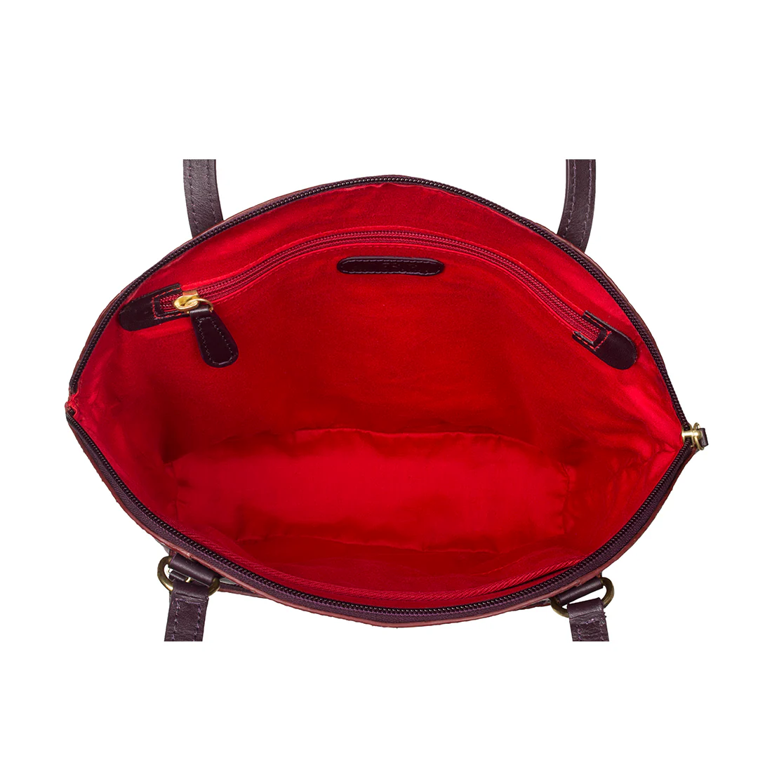 Kasai 02 Sb Red Leather Tote Bag - Image 5