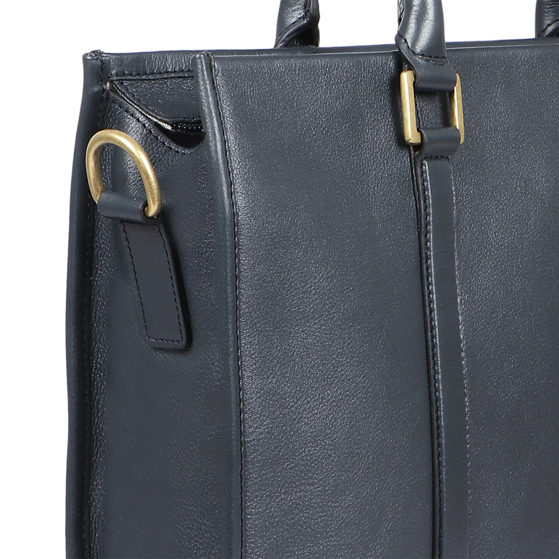Kenji 02 Blue Leather Briefcase - Image 5
