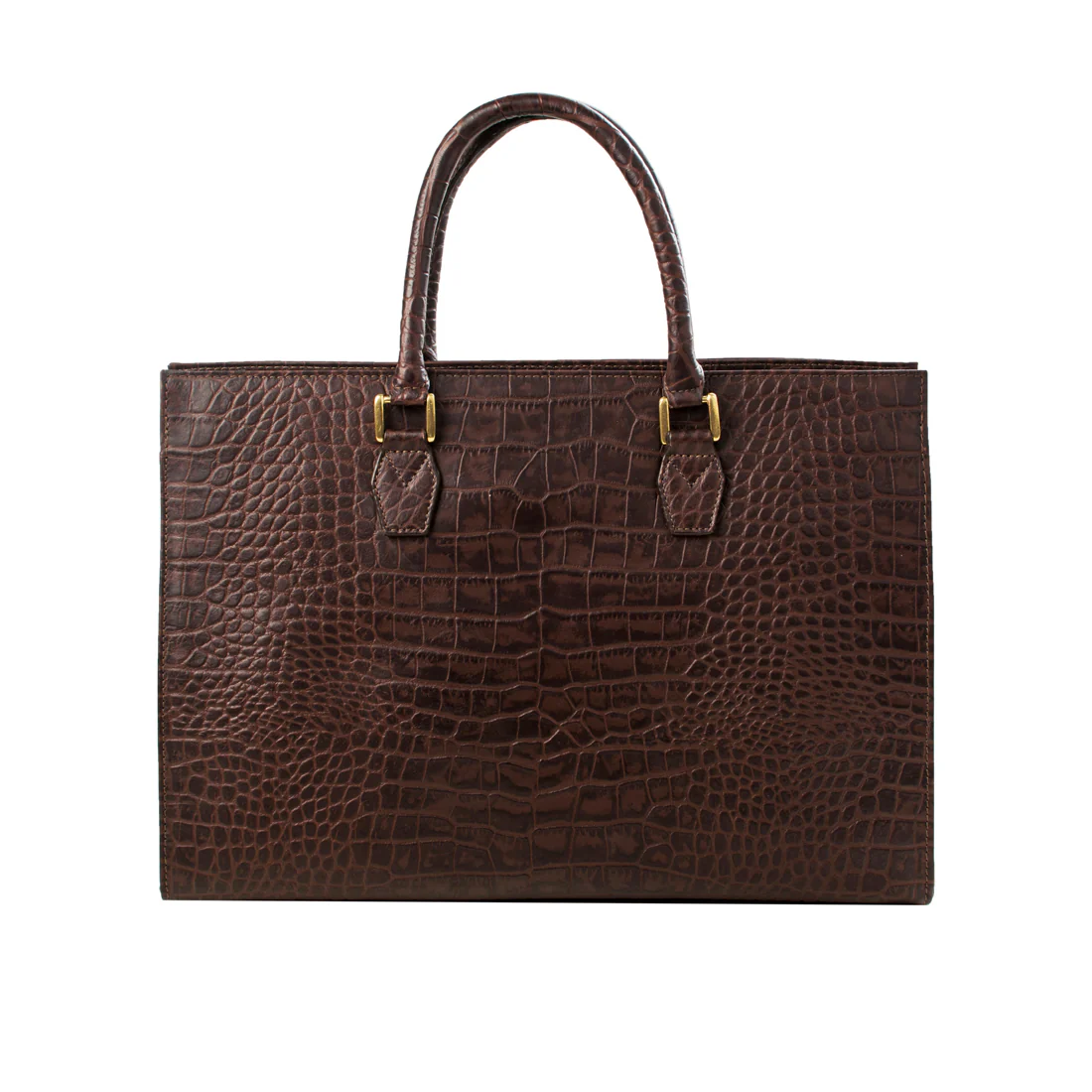 Kester Brown Leather Laptop Bag - Image 4