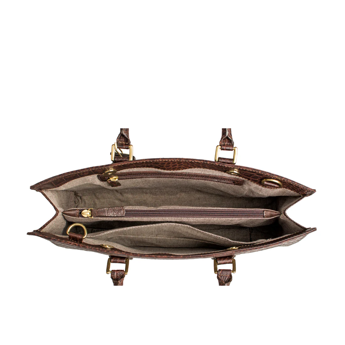 Kester Brown Leather Laptop Bag - Image 5