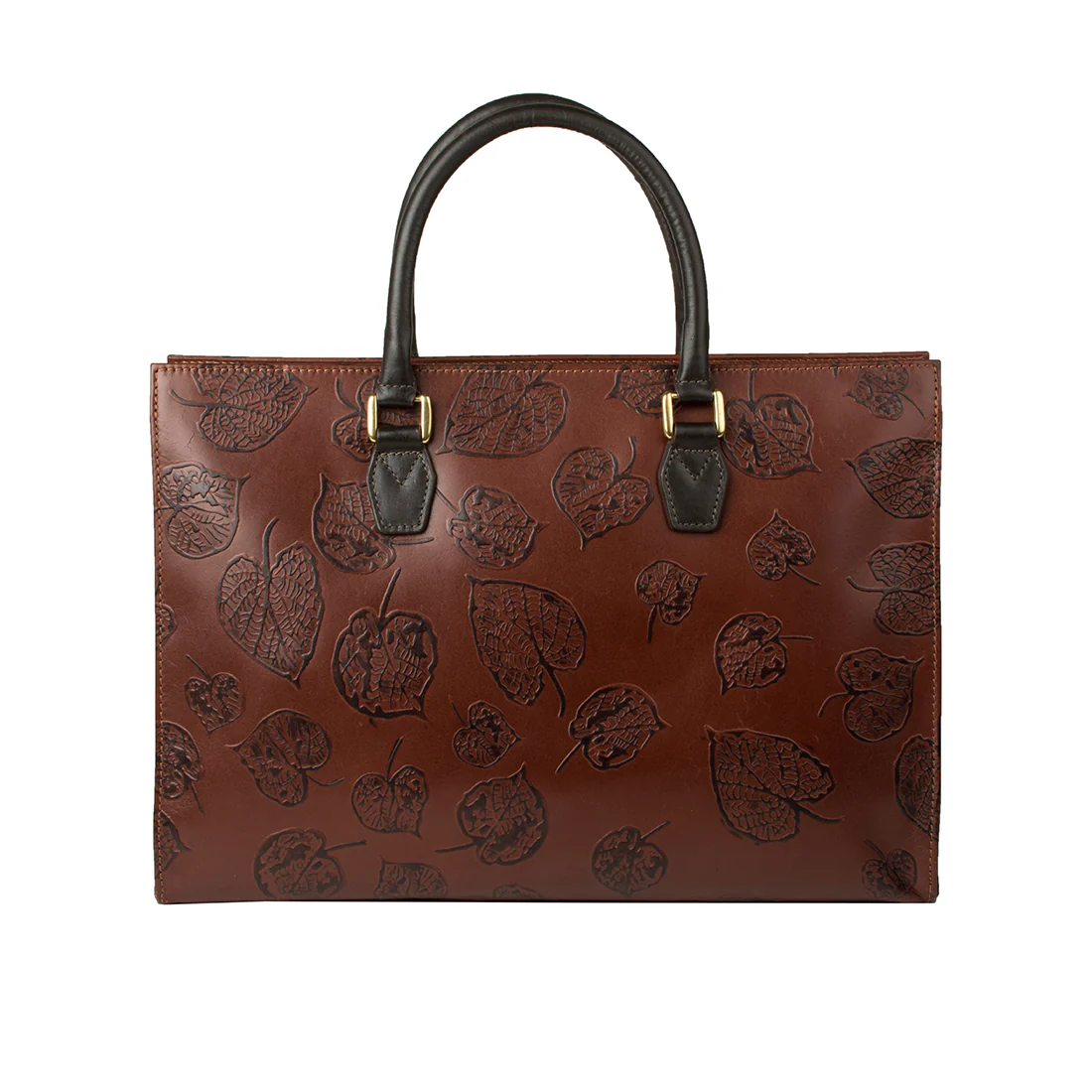 Kester Brown Leather Laptop Bag - Image 5
