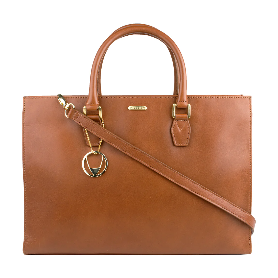 Kester Tan Leather Laptop Bag