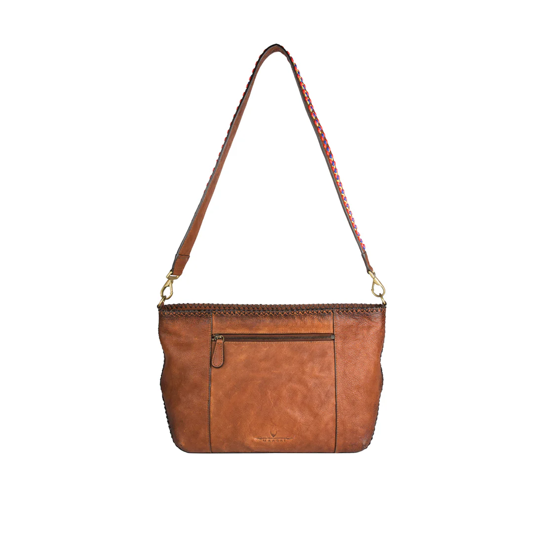 Kiboko 02 Tan Leather Shoulder Bag - Image 3