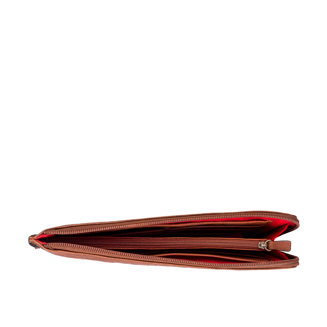 Kiboko W1 Tan Leather Zip Around Wallet - Image 5