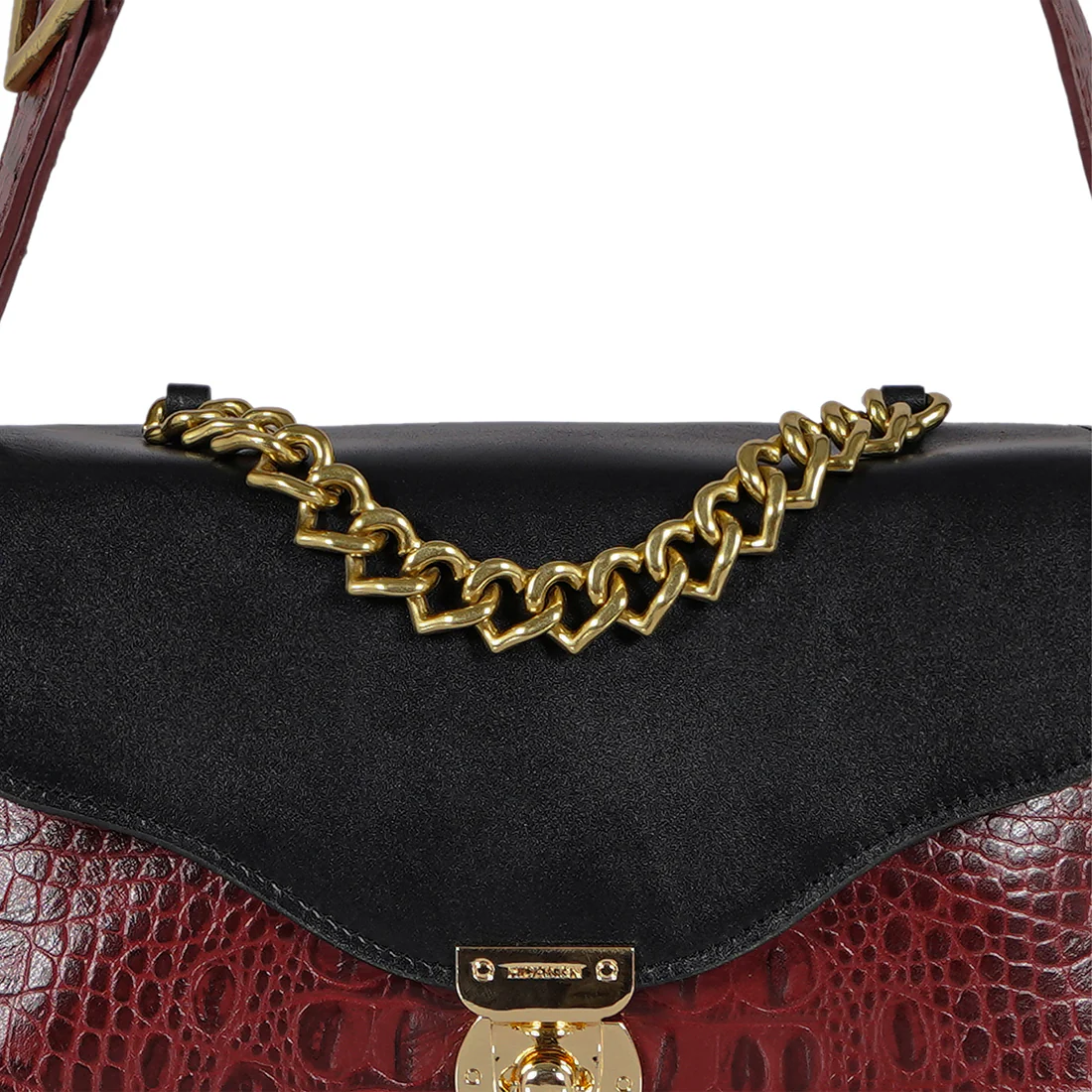 Kiko - 01 Red Leather Shoulder Bag - Image 5