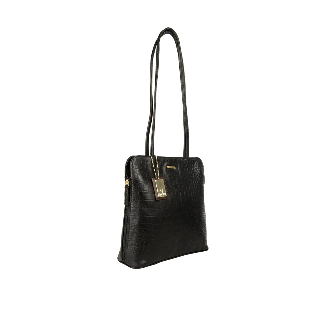 Kirsty Black Leather Shoulder Bag - Image 2