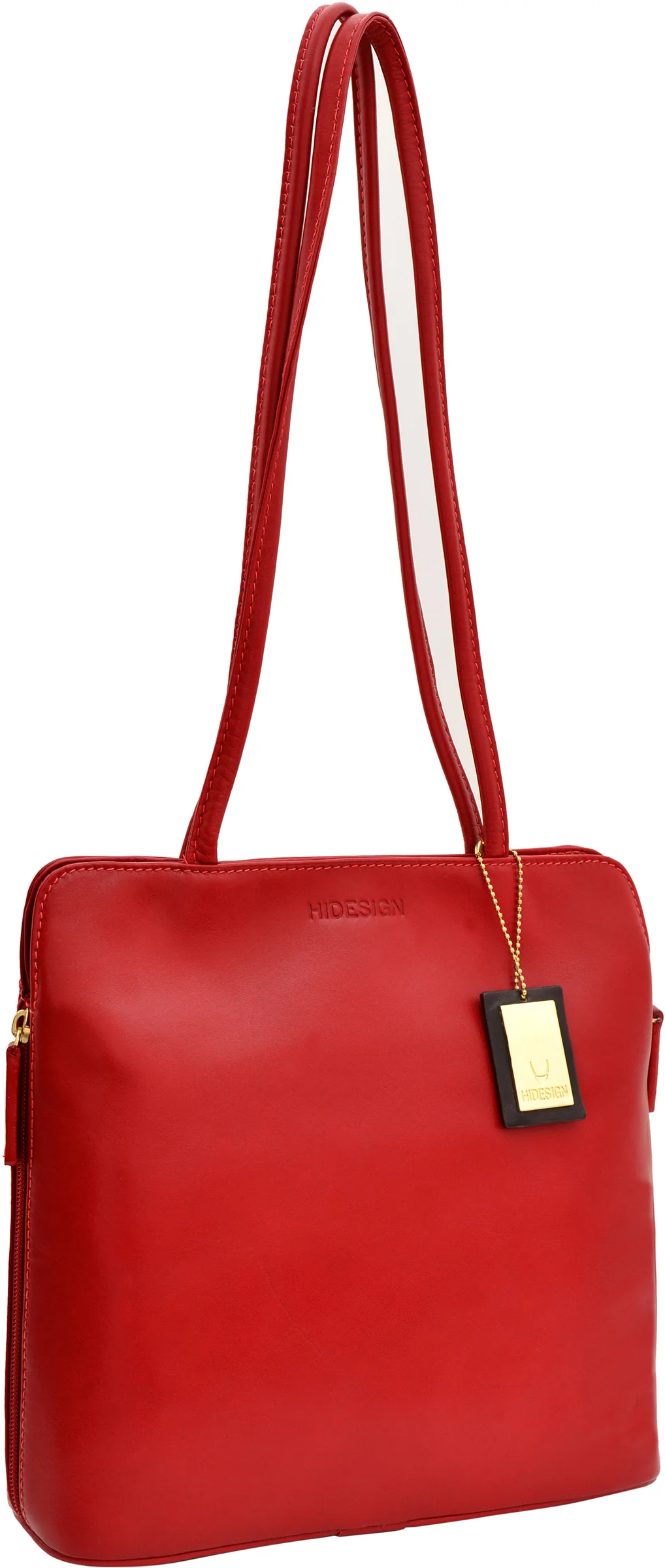 Kirsty Red Leather Shoulder Bag - Image 2