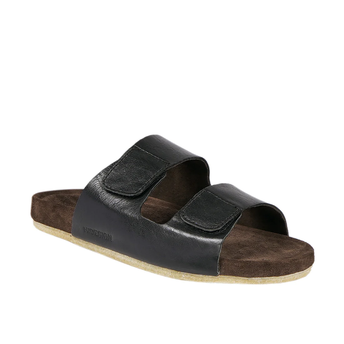 Kisawa Men's Black Leather Slides - Image 5