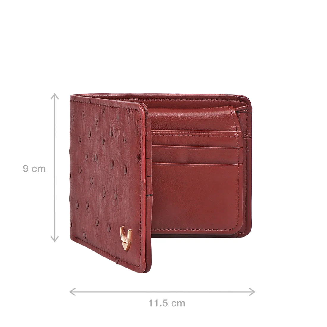 Kubera W1 Brown Leather Bi-Fold Wallet - Image 8