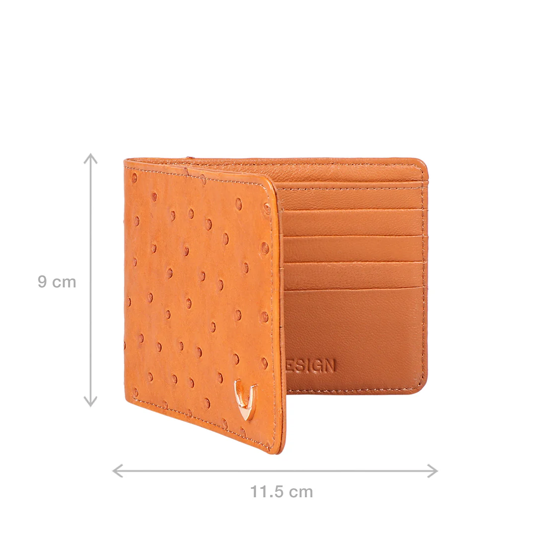 Kubera W2 Tan Leather Bi-Fold Wallet - Image 6
