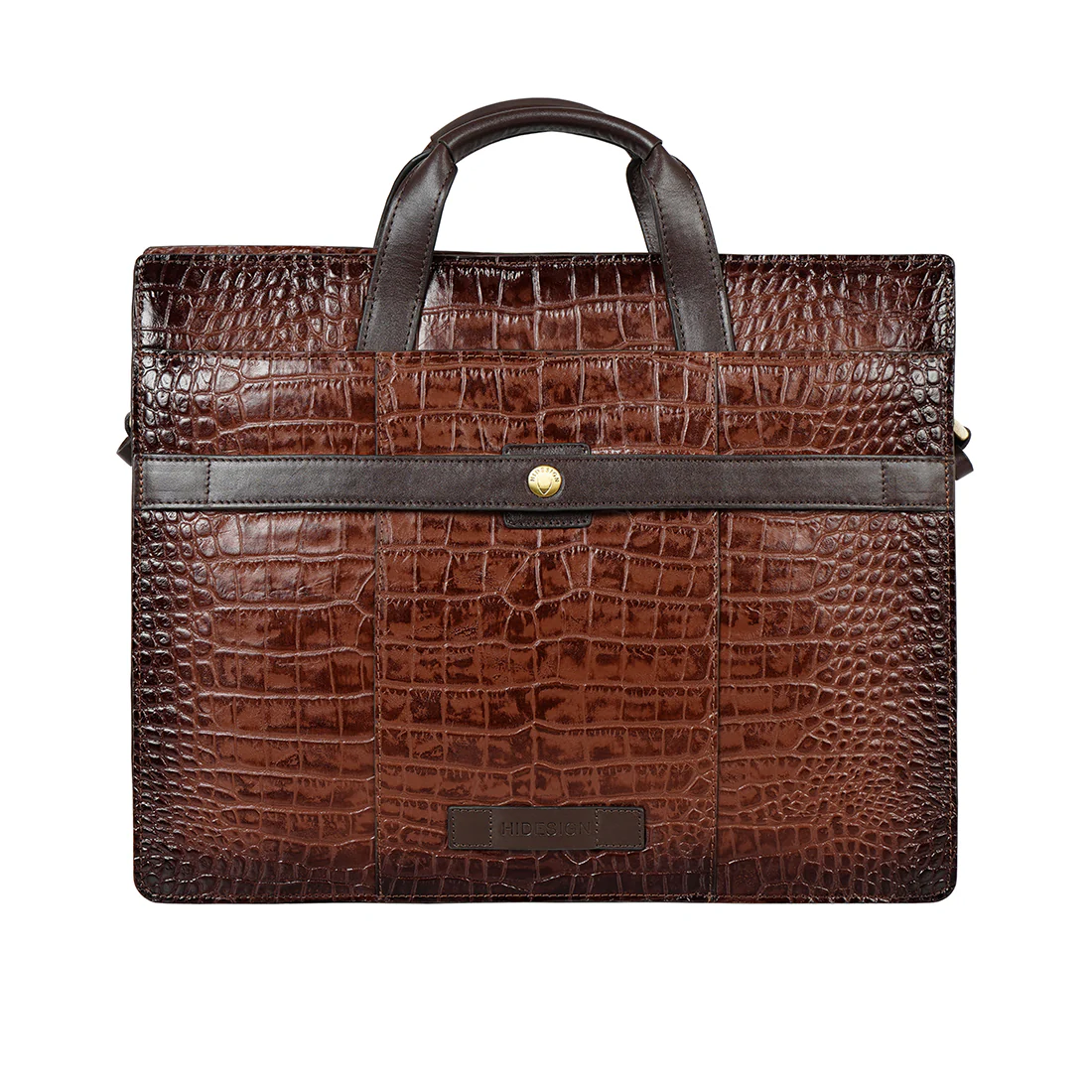 Kurosawa 02 Tan Leather Briefcase - Image 4