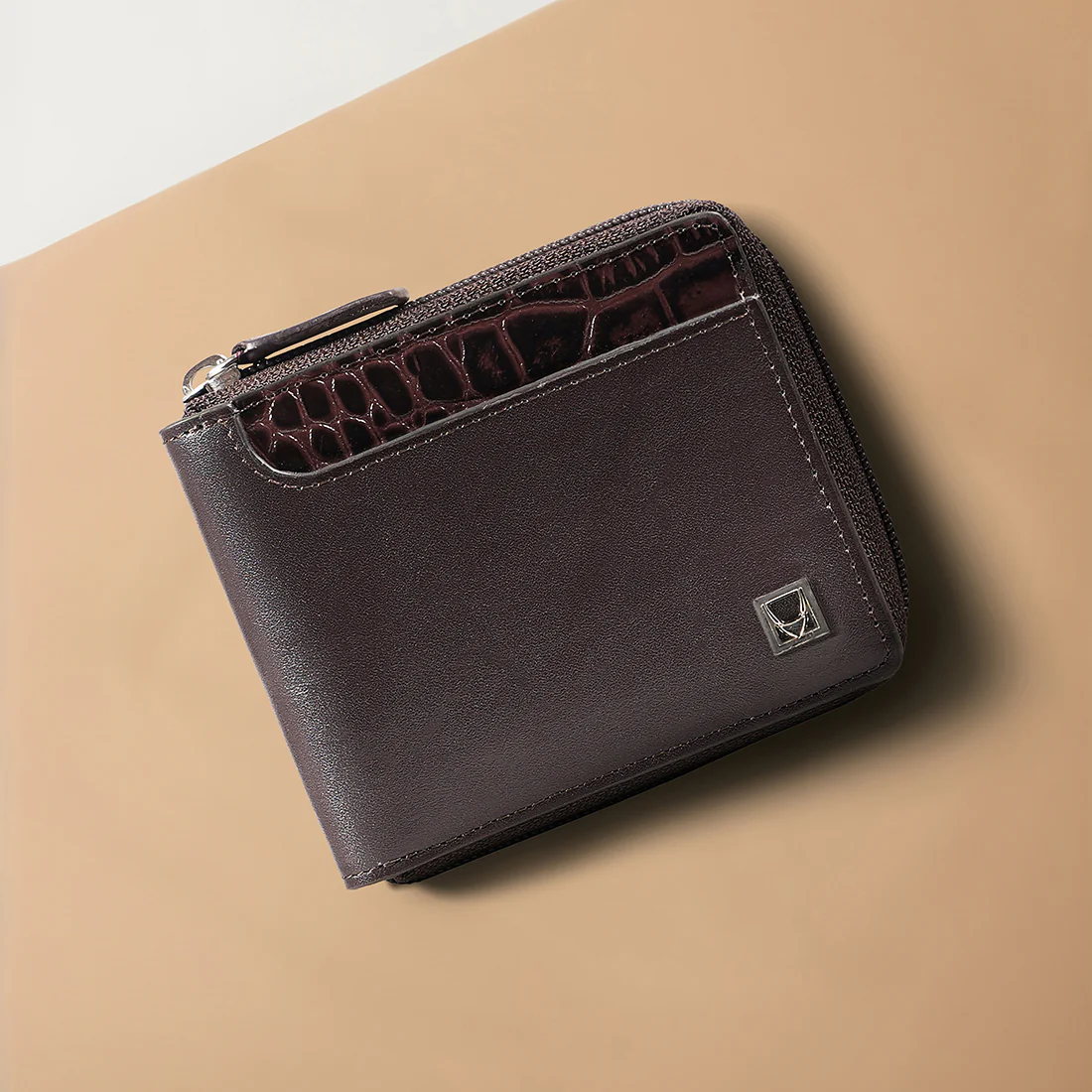 Kurosawa W1 Violet Leather Bi-Fold Wallet - Image 2
