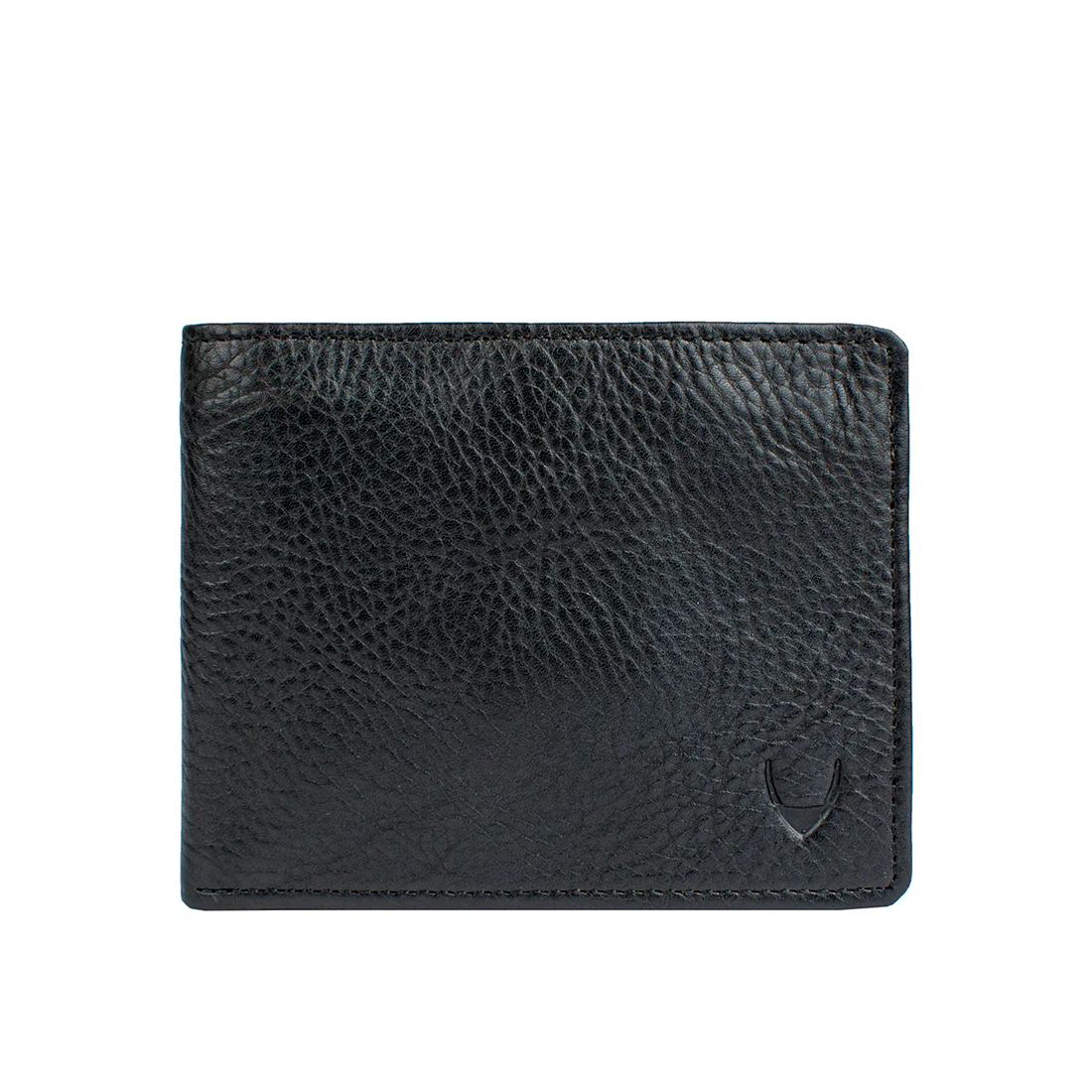 L106 N Black Leather Bi-Fold Wallet