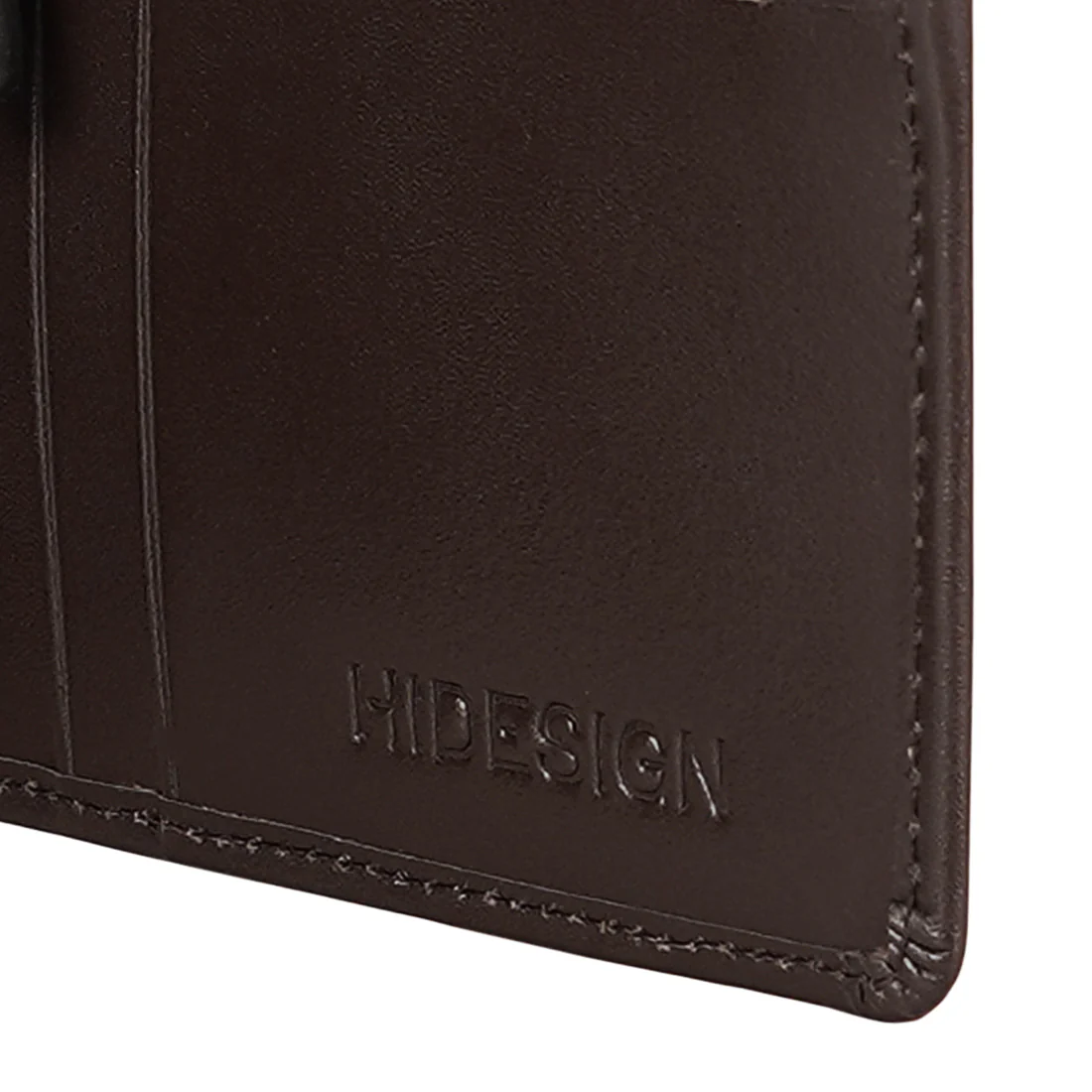 L107 N Blue Leather Bi-Fold Wallet - Image 7