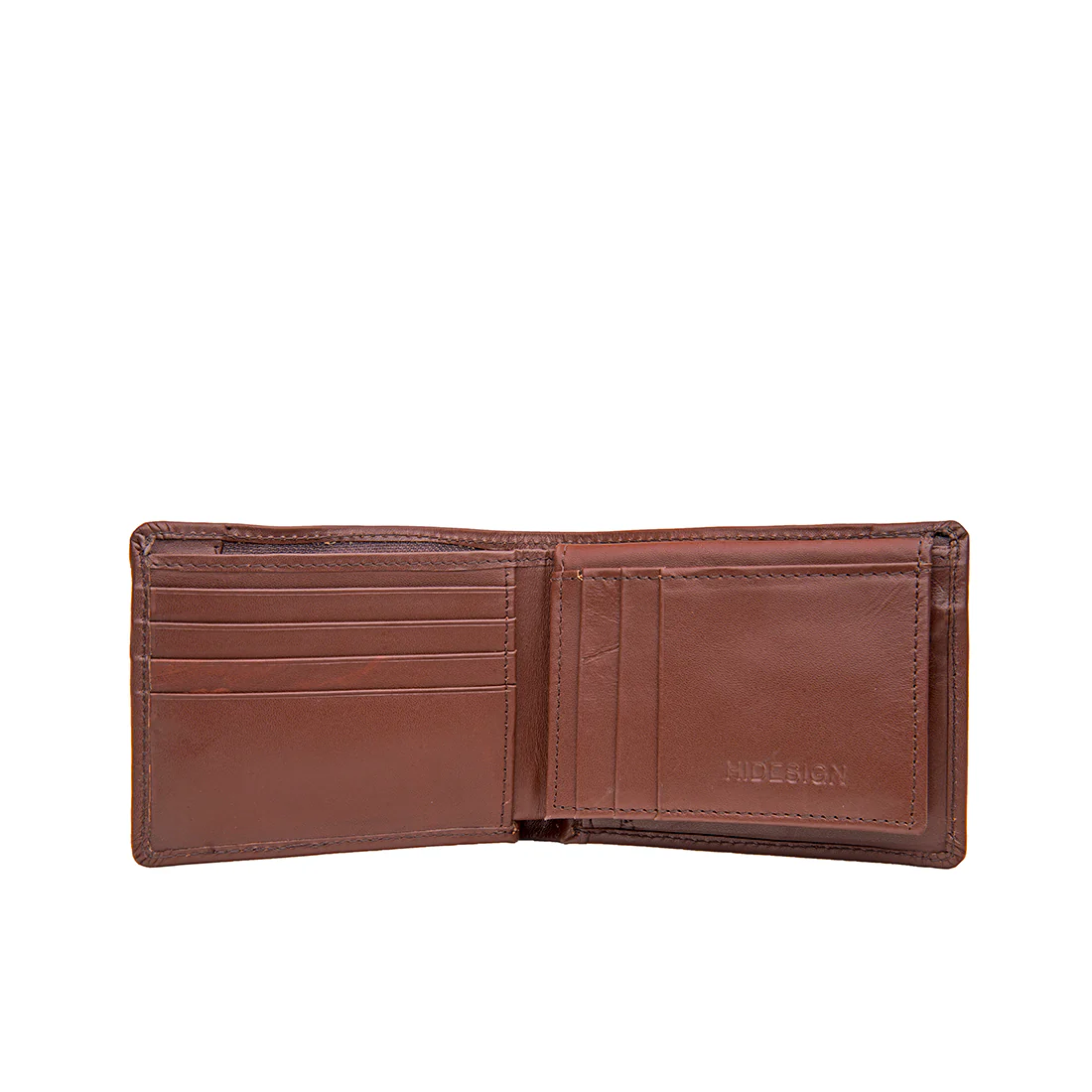 L109 N Tan Leather Bi-Fold Wallet - Image 5
