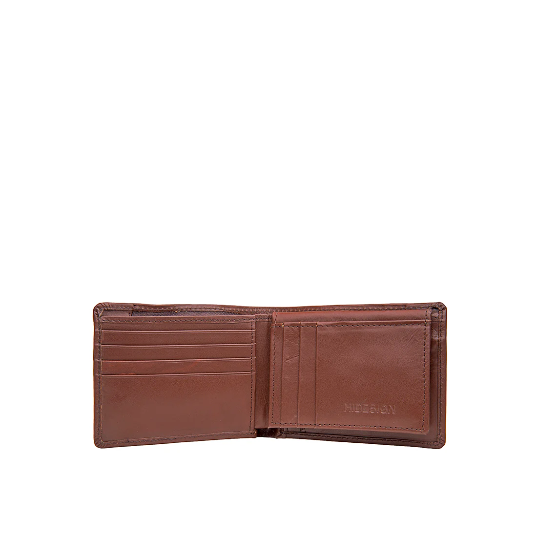 L109 N Tan Leather Bi-Fold Wallet - Image 2
