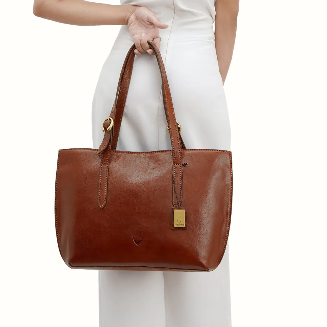 La Plata 01 Tan Leather Shoulder Bag - Image 2
