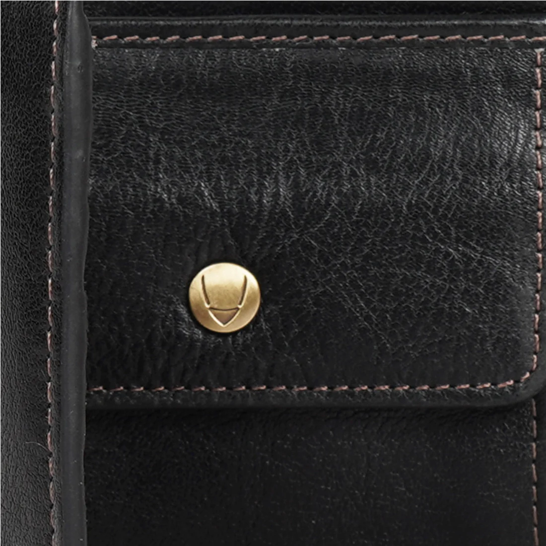 La Plata W1 Black Leather Bi-Fold Wallet - Image 6
